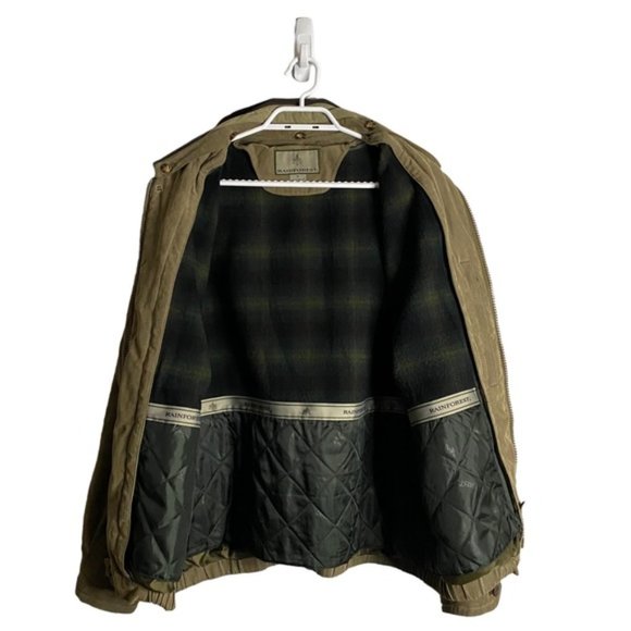 Rainforest Men's Khaki Green Full Zip Casual Jacket - Picture 14 of 15